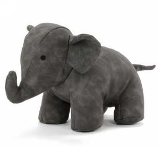 Gray elephant bumper in sim. leather