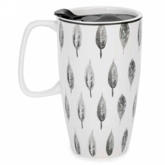 Foliage pattern coffee/travel mug