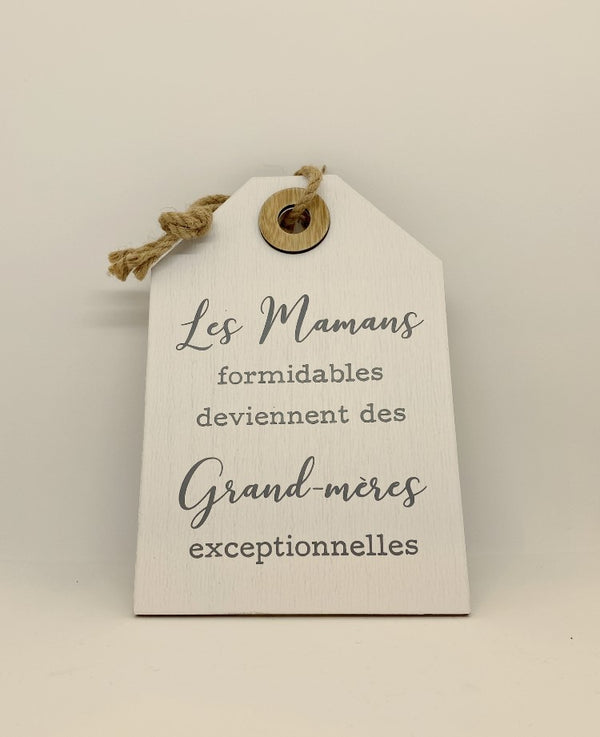 Plaque à Suspendre- Mamans & Grand-Mères